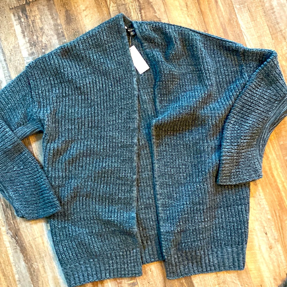 American Eagle Studio Open Front Long Cardigan